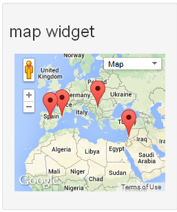 map widget multiple