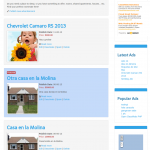 Default Theme Category Listing