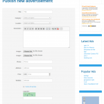 Publish new advertisement