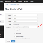 How to Integrate Your Custom Fields Into Selected Categories!