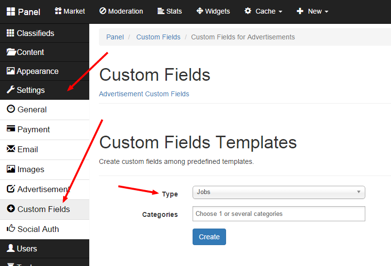 custom job fields